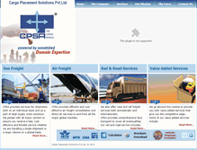 Tablet Screenshot of cargoplacement.com